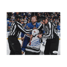 Nathan Walker St Louis Blues Autographed Fighting 8x10 Photo - JSA COA