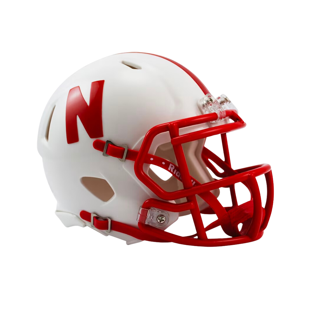 Nebraska Cornhuskers Speed Riddell Mini Football Helmet