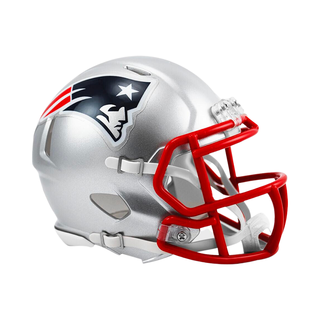 New England Patriots Speed Riddell Mini Football Helmet