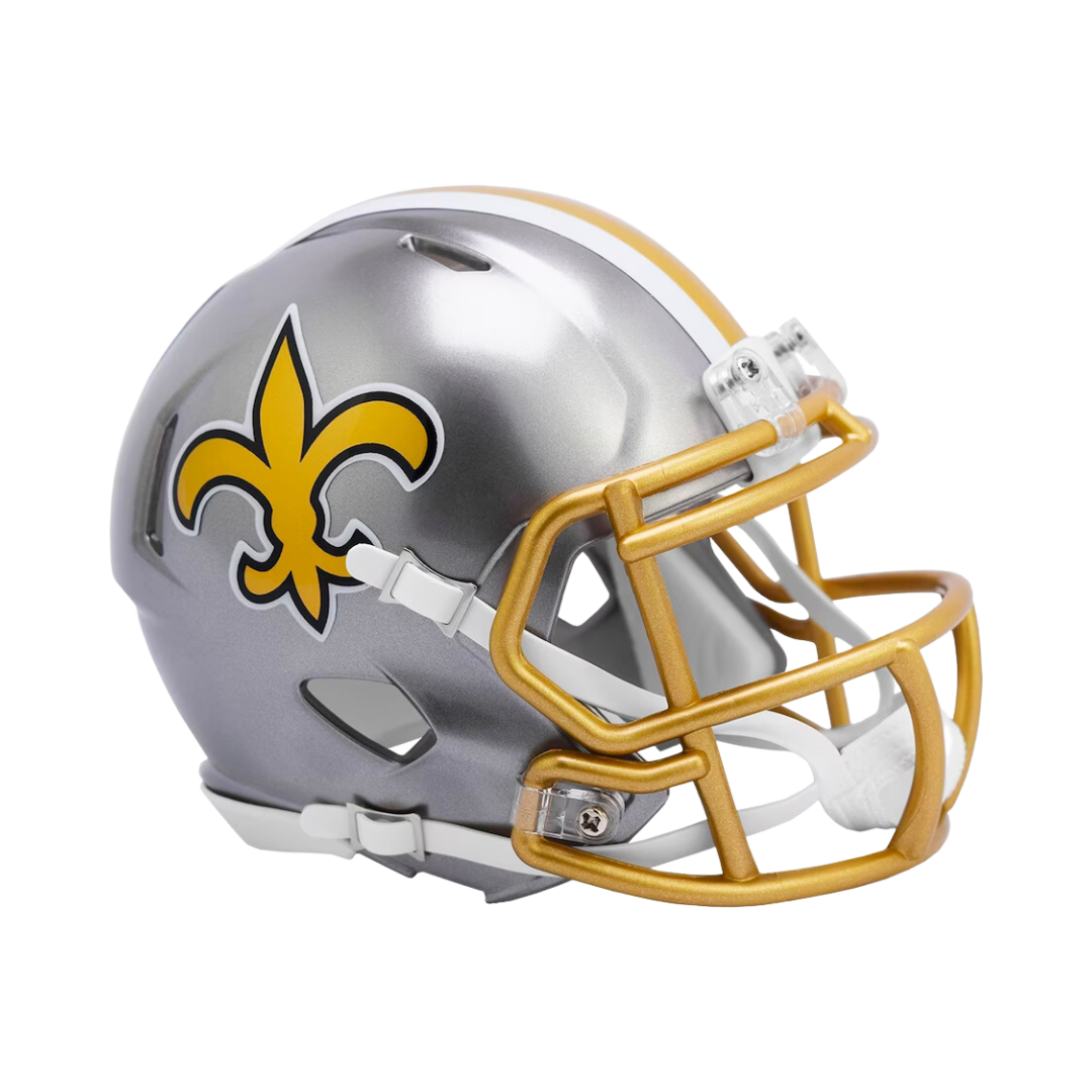 New Orleans Saints Flash Speed Riddell Mini Football Helmet