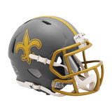 New Orleans Saints Slate Speed Riddell Mini Football Helmet