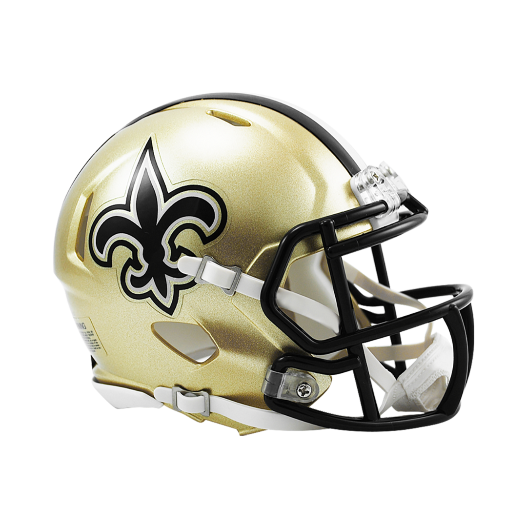 New Orleans Saints Speed Riddell Mini Football Helmet