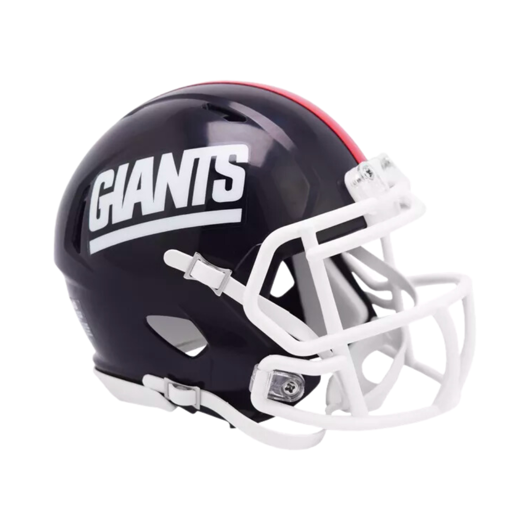 New York Giants 1981-1999 Throwback Speed Riddell Mini Football Helmet