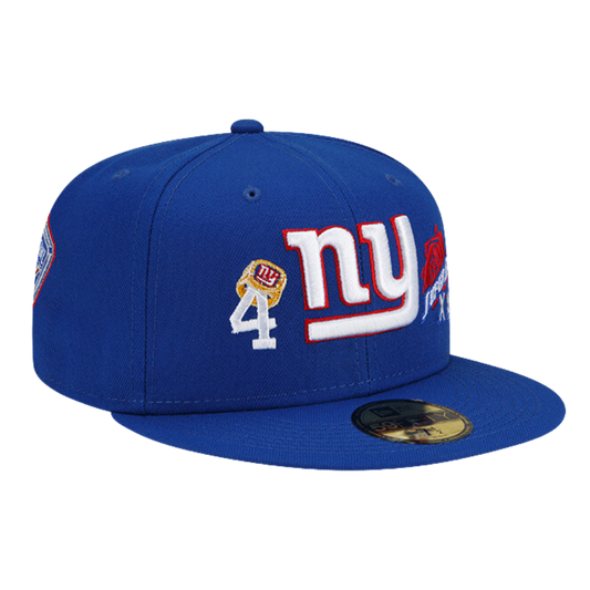 New York Giants 4x Super Bowl Champions 59FIFTY Fitted Hat