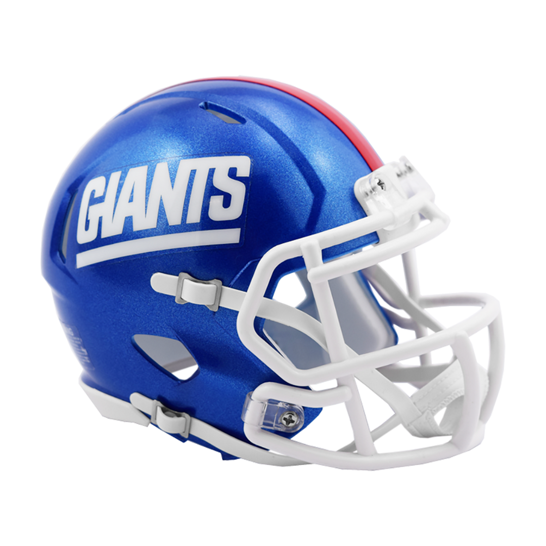 New York Giants Color Rush Speed Riddell Mini Football Helmet