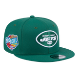 New York Jets 1999 Pro Bowl Patch New Era Green 9FIFTY Adjustable Snapback Hat