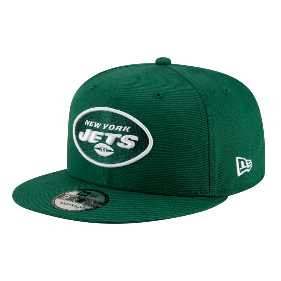 New York Jets Basic OTC New Era Green 9FIFTY Adjustable Snapback Hat