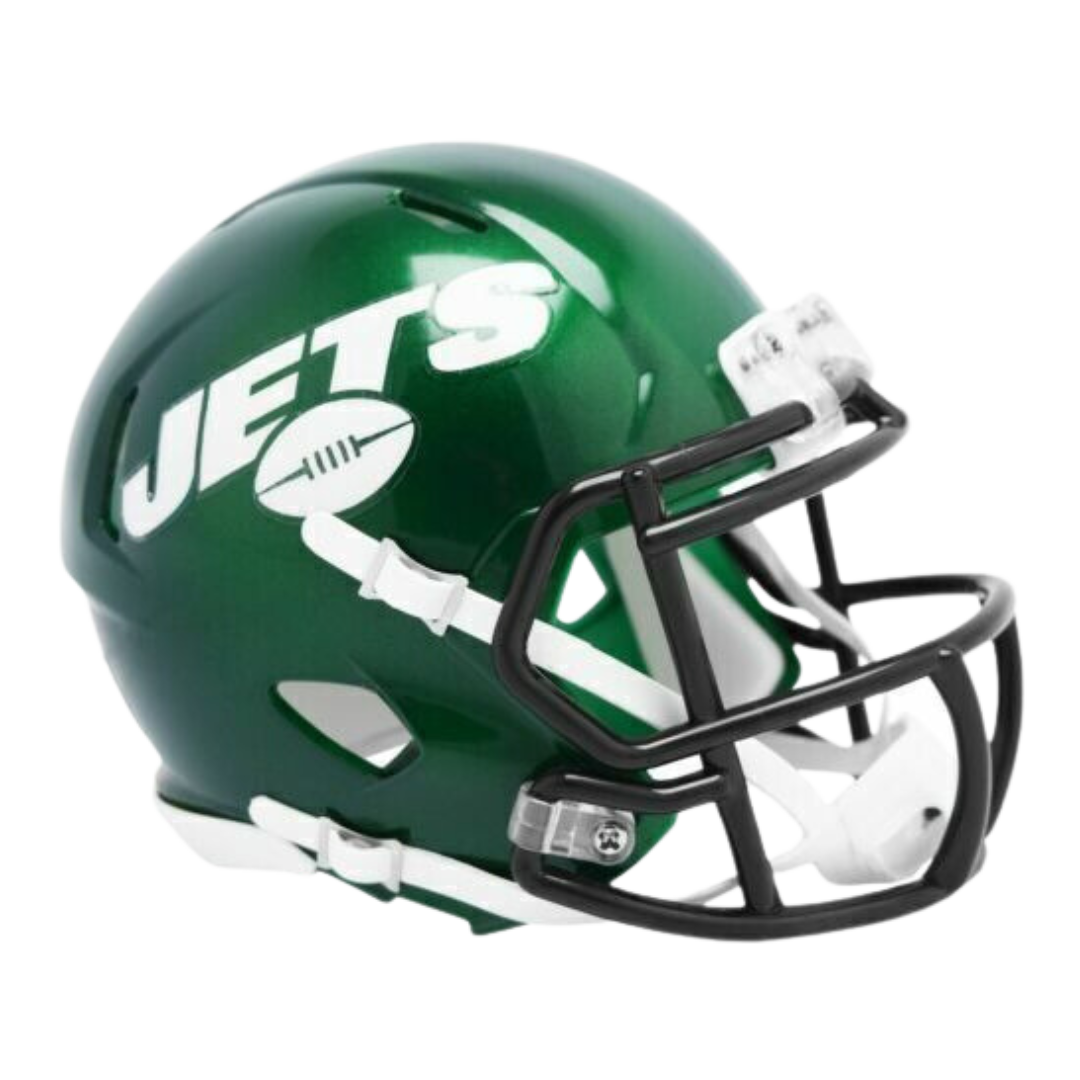 New York Jets Speed Riddell Mini Football Helmet