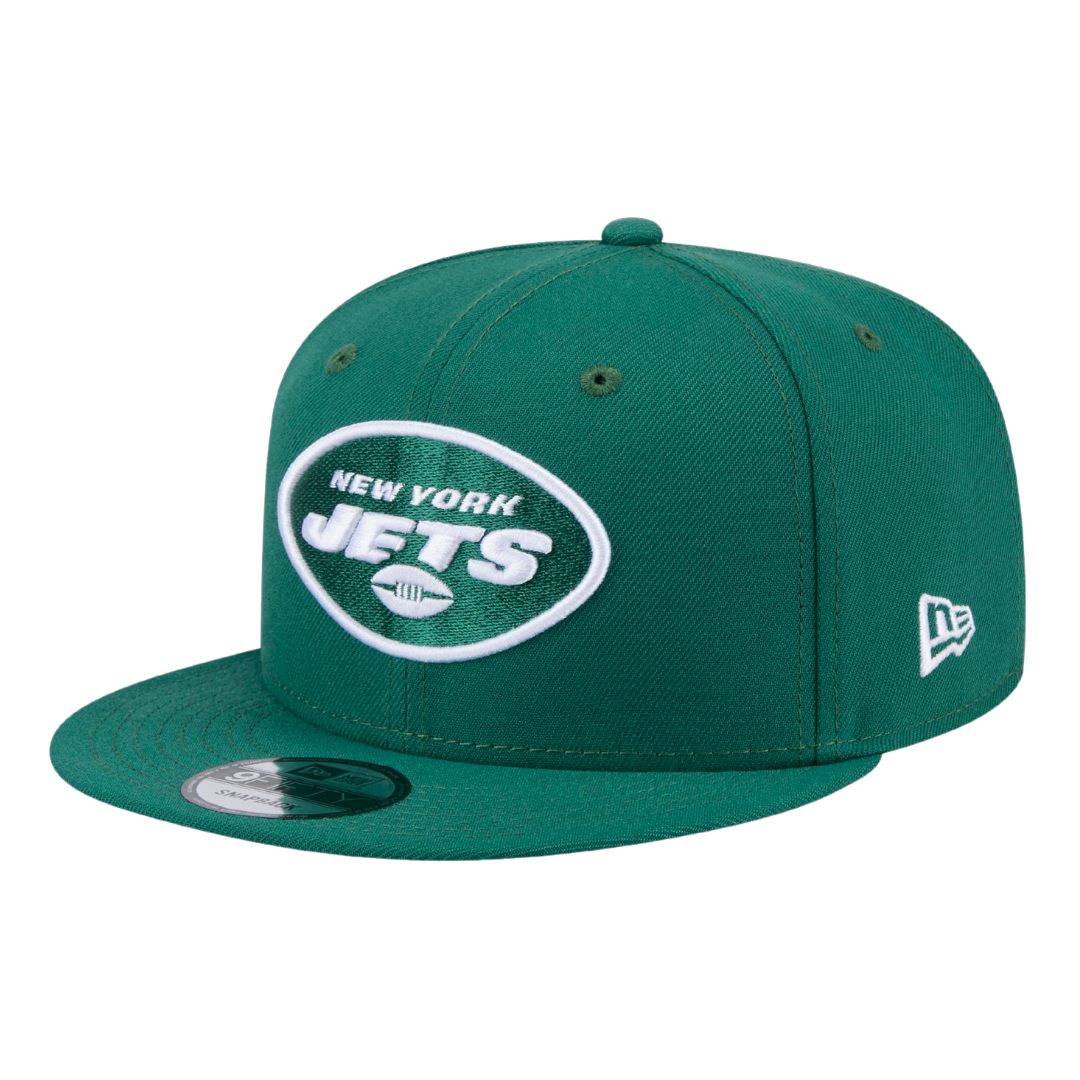 New York Jets 1999 Pro Bowl Patch New Era Green 9FIFTY Adjustable Snapback Hat
