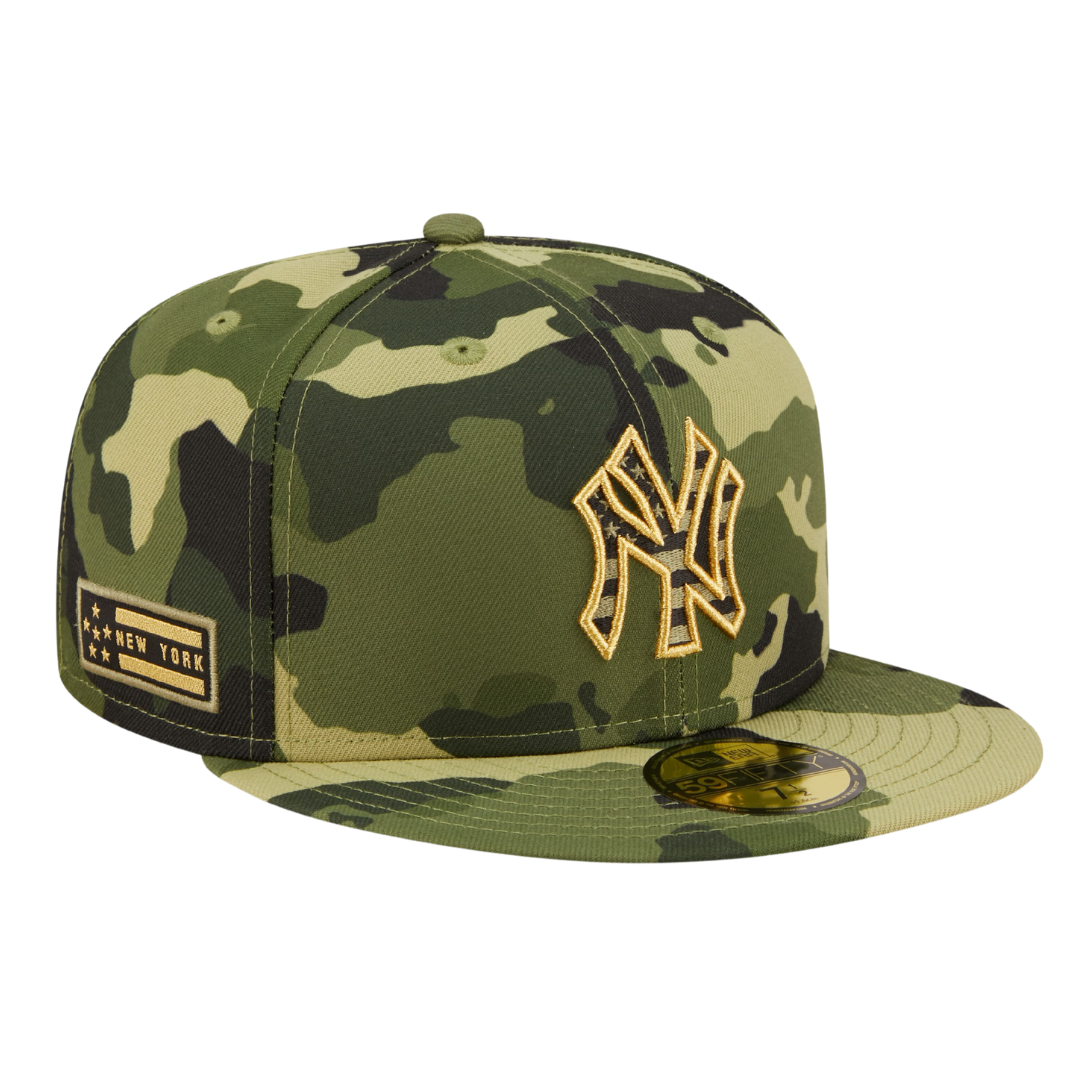 New York Yankees 2022 Armed Forces Day 59FIFTY Fitted Hat