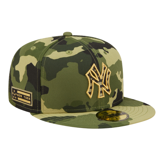 New York Yankees 2022 Armed Forces Day 59FIFTY Fitted Hat
