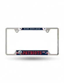 New England Patriots Metal License Plate Frame