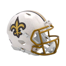 New Orleans Saints 2025 Alternate On-Field Speed Riddell Mini Helmet