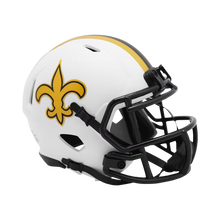 New Orleans Saints Lunar Eclipse Speed Riddell Mini Football Helmet