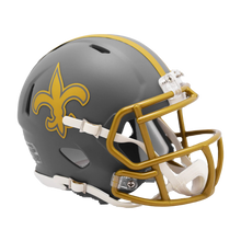 New Orleans Saints Slate Speed Riddell Mini Football Helmet