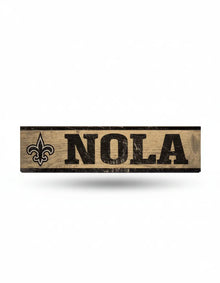 New Orleans Saints Wooden Magnet 1.5" x 6"