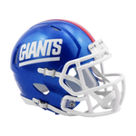 
New York Giants Color Rush Speed Riddell Mini Football Helmet — Front