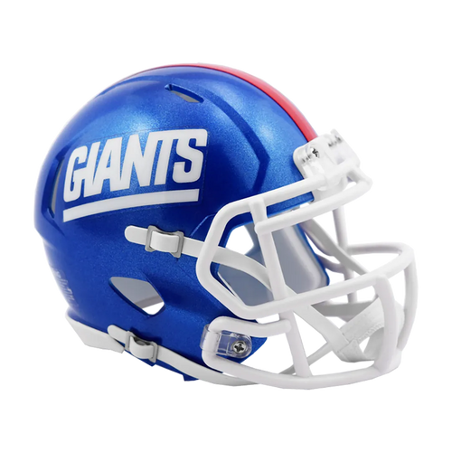 New York Giants Color Rush Speed Riddell Mini Football Helmet