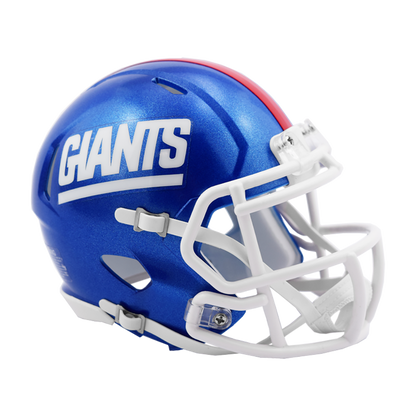 New York Giants Color Rush Speed Riddell Mini Football Helmet