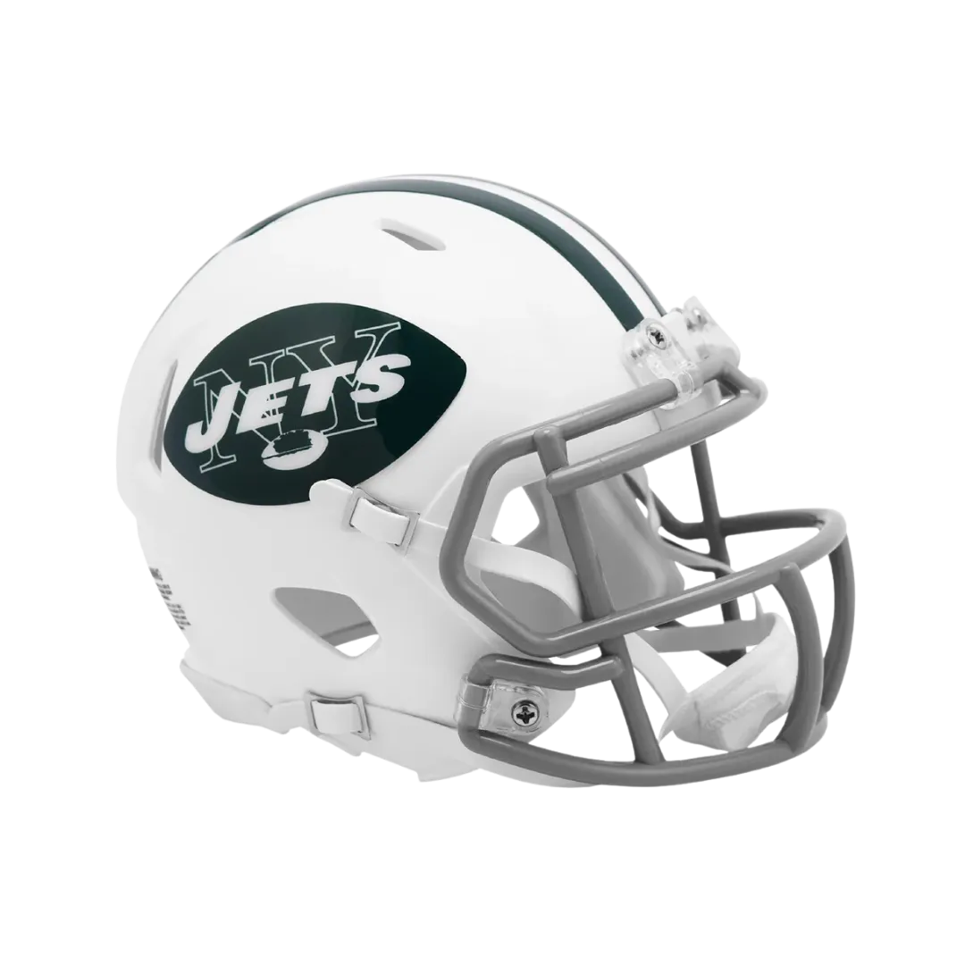 New York Jets 1965-1977 Throwback Speed Riddell Mini Football Helmet
