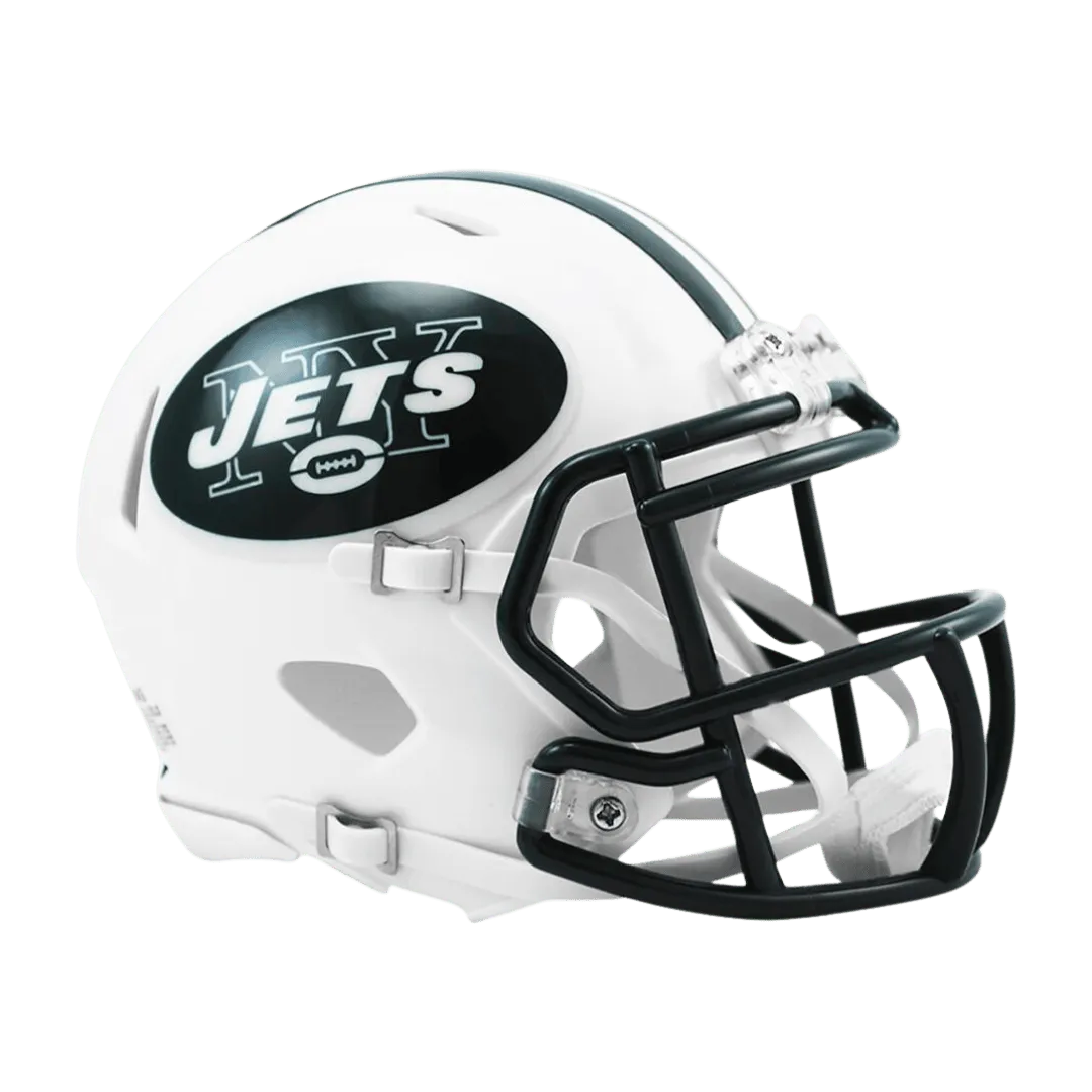 New York Jets 1998-2018 Throwback Speed Riddell Mini Football Helmet