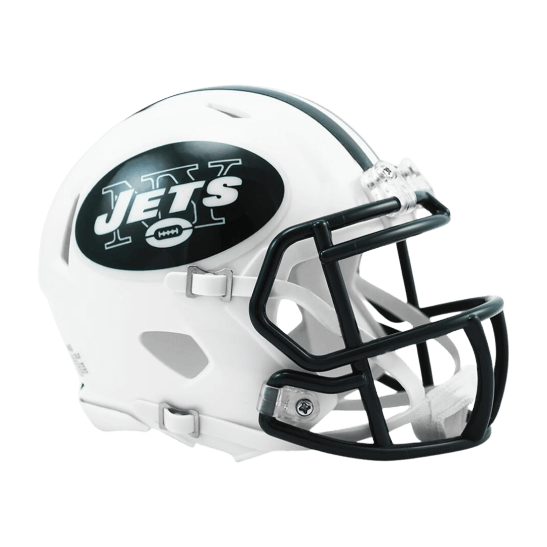 New York Jets 1998-2018 Throwback Speed Riddell Mini Football Helmet