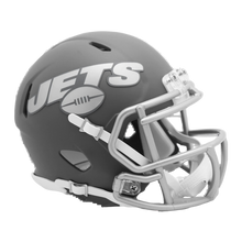 New York Jets Slate Speed Riddell Mini Football Helmet