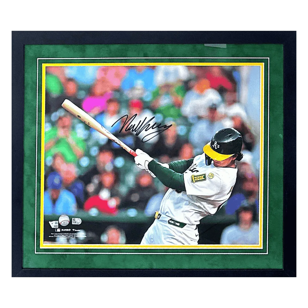 Nick Kurtz Oakland Athletics Autographed Framed 16x20 Photo - Fanatics & MLB COA