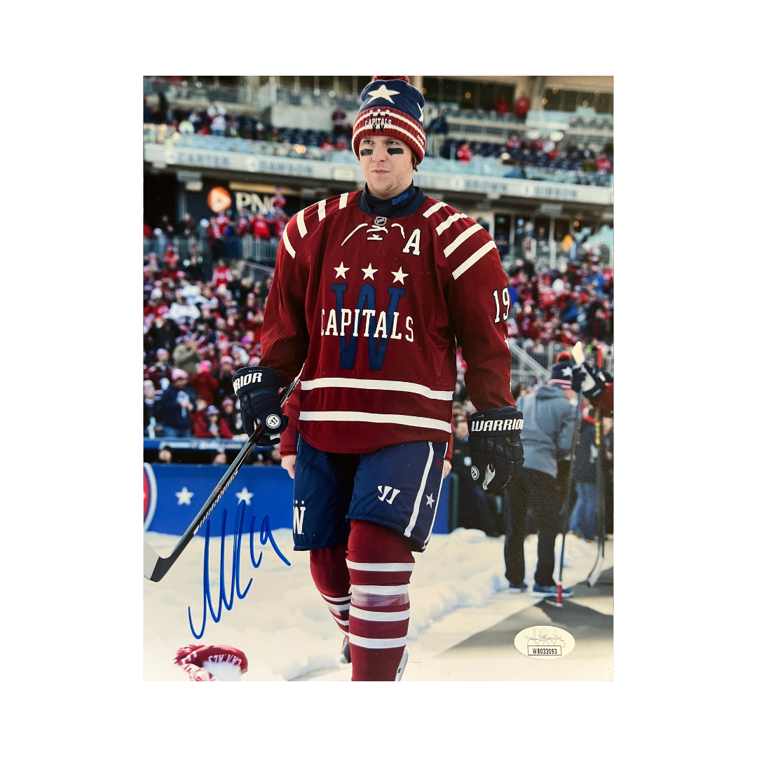 Nicklas Bäckström Washington Capitals Autographed 2015 Winter Classic 8x10 Photo - JSA COA