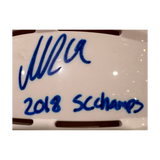Nicklas Bäckström Washington Capitals Autographed Mini Replica White Helmet w/ "2018 SC Champs" Inscription  - JSA COA