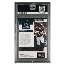 Nico Collins PSA 8 2021 Panini Contenders Variation Championship Ticket Autograph Rookie RC #d/ 25 Card #127