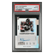 Nico Collins PSA 8 2021 Panini Contenders Variation Championship Ticket Autograph Rookie RC #d/ 25 Card #127
