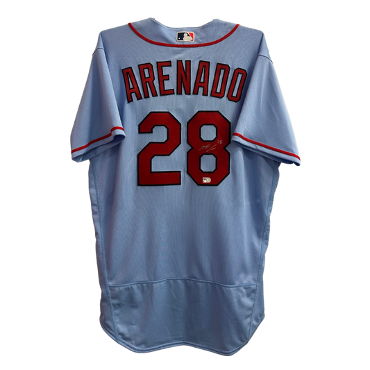 Nolan Arenado St Louis Cardinals Autographed Authentic Powder Blue Nike Jersey - MLB COA