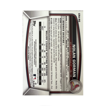 Nolan Gorman St Louis Cardinals 2023 Bowman Chrome Auto Green RC #93/99 CRA-NG