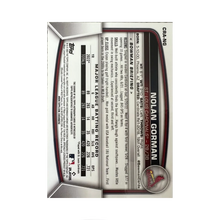 Nolan Gorman St Louis Cardinals 2023 Bowman Chrome Auto Green RC #93/99 CRA-NG