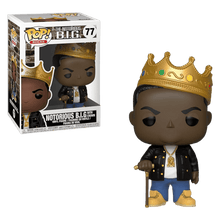 Notorious B.I.G. Funko POP! Rocks Vinyl Figurine with Crown #77