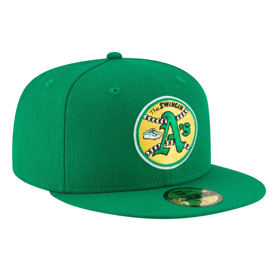 Oakland Athletics Cooperstown Collection Wool New Era Green 59FIFTY Fitted Hat