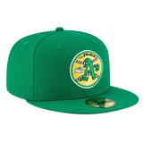 Oakland Athletics Cooperstown Collection Wool New Era Green 59FIFTY Fitted Hat