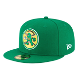 Oakland Athletics Cooperstown Collection Wool New Era Green 59FIFTY Fitted Hat
