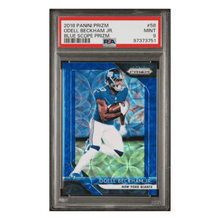 Odell Beckham Jr PSA 9 2018 Panini Prizm Blue Scope #d/ 99 Card #58