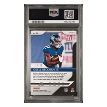 Odell Beckham Jr PSA 9 2018 Panini Prizm Blue Scope #d/ 99 Card #58