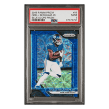 Odell Beckham Jr PSA 9 2018 Panini Prizm Blue Scope #d/ 99 Card #58