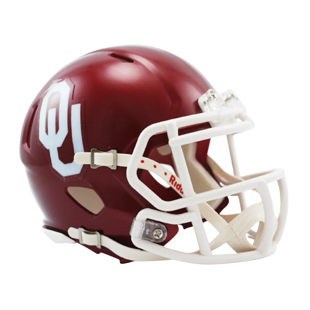 Oklahoma Sooners Speed Riddell Mini Football Helmet