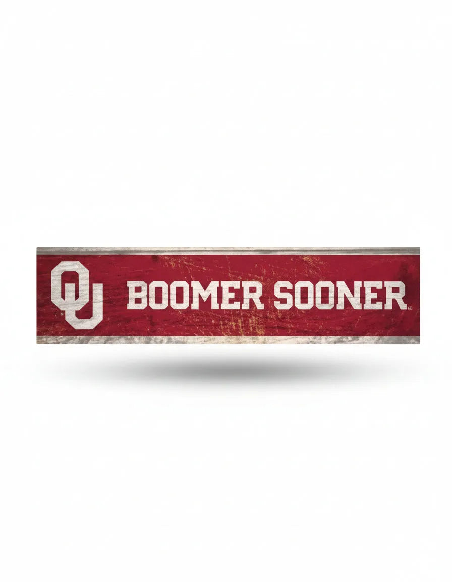 Oklahoma Sooners Wooden Magnet 1.5" x 6"
