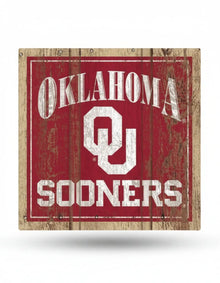 Oklahoma Sooners Wooden Magnet 3" x 3"