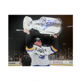 Oskar Sundqvist St Louis Blues Autographed 2019 Stanley Cup 8x10 Photo - JSA COA