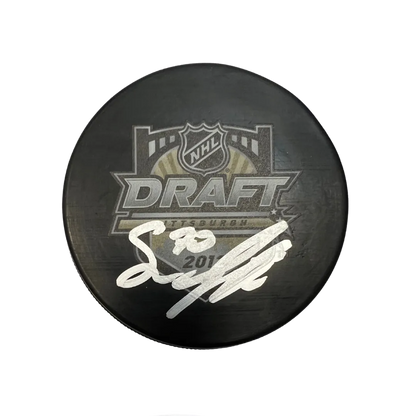 Oskar Sundqvist St Louis Blues Autographed 2012 NHL Draft Puck - JSA COA