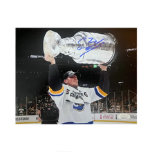Oskar Sundqvist St Louis Blues Autographed 2019 Stanley Cup 8x10 Photo - JSA COA