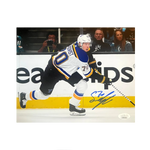 
Oskar Sundqvist St Louis Blues Autographed Skating 8x10 Photo - JSA COA — Front