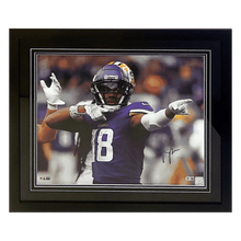 PRICE Justin Jefferson Minnesota Vikings Autographed Framed 16x20 Photo - Beckett COA